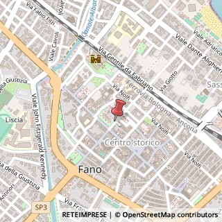 Mappa Via Arco D'Augusto, 92, 61032 Fano, Pesaro e Urbino (Marche)