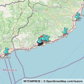 Mappa Via Molini Bianchi Grossi, 18038 Sanremo IM, Italia (14.51455)