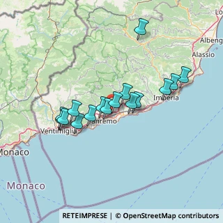 Mappa Via Molini Bianchi Grossi, 18038 Sanremo IM, Italia (12.25875)
