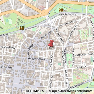 Mappa Via Antonio Mordini, 63, 55100 Lucca, Lucca (Toscana)