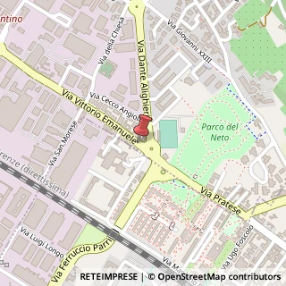Mappa Via Vittorio Emanuele, 201, 50041 Calenzano, Firenze (Toscana)