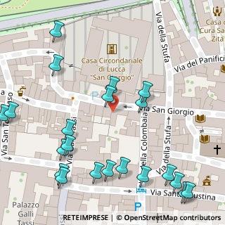 Mappa Via della Colombaia, 55100 Lucca LU, Italia (0.08095)