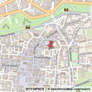Mappa Via Antonio Mordini, 48, 55100 Lucca, Lucca (Toscana)