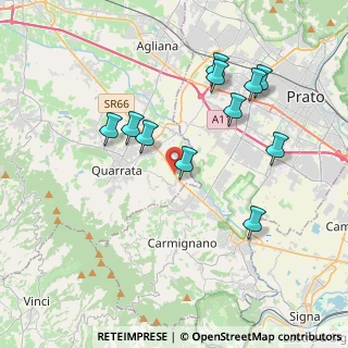 Mappa SR66 km 22, 51039 Quarrata PT, Italia (3.87545)