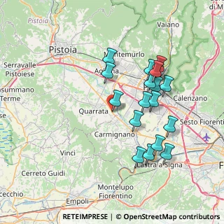 Mappa SR66 km 22, 51039 Quarrata PT, Italia (7.22667)