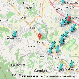 Mappa SR66 km 22, 51039 Quarrata PT, Italia (3.1855)