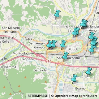 Mappa Via Cesare Sardi, 55100 Lucca LU, Italia (2.855)