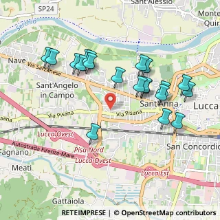Mappa Via Cesare Sardi, 55100 Lucca LU, Italia (0.9985)