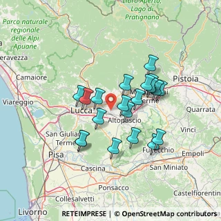 Mappa Via della Torre, 55016 Porcari LU, Italia (11.9535)