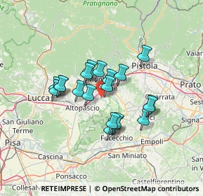 Mappa 51019 Ponte Buggianese PT, Italia (10.689)