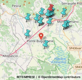 Mappa 51019 Ponte Buggianese PT, Italia (4.0925)