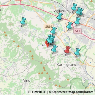 Mappa Via Pietro Mascagni, 51039 Quarrata PT, Italia (4.12933)