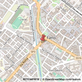 Mappa Via Roma, 39, 61032 Fano, Pesaro e Urbino (Marche)
