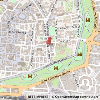 Mappa Via S. Nicolao, 65, 55100 Lucca, Lucca (Toscana)