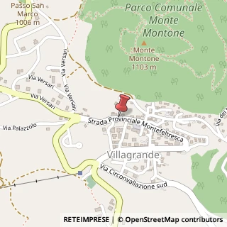 Mappa Via Montefeltresca, 136, 61014 Montecopiolo, Pesaro e Urbino (Marche)