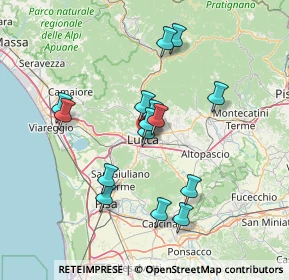 Mappa Via della Rosa, 55100 Lucca LU, Italia (13.03933)