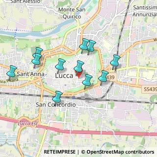 Mappa Piazza S. Maria Bianca, 55100 Lucca LU, Italia (0.87636)