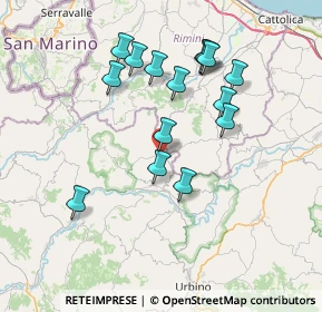 Mappa Via Roma, 61020 Tavoleto PU, Italia (7.084)