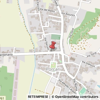 Mappa Via del Centenario, 46, 55016 Porcari, Lucca (Toscana)