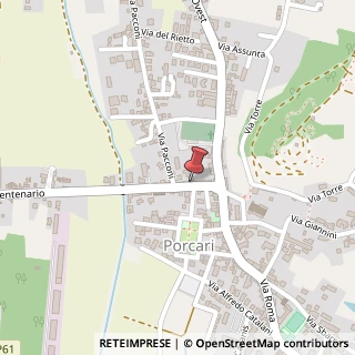 Mappa Via del Centenario, 36, 55016 Porcari, Lucca (Toscana)