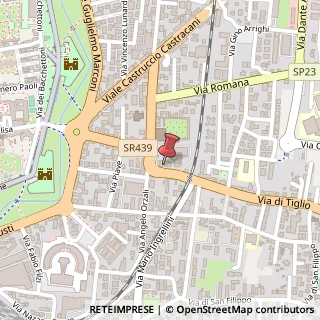 Mappa Via di Tiglio, 433, 55100 Lucca, Lucca (Toscana)