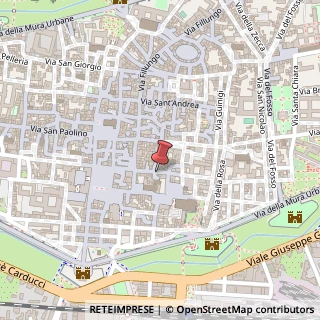 Mappa Via del Battistero, 46, 55100 Lucca, Lucca (Toscana)