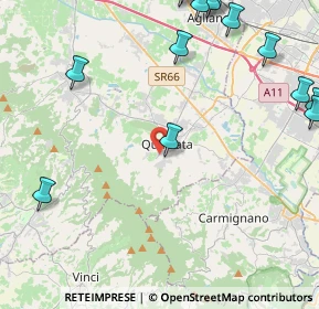 Mappa Via Vincenzo Bellini, 51039 Quarrata PT, Italia (6.57438)