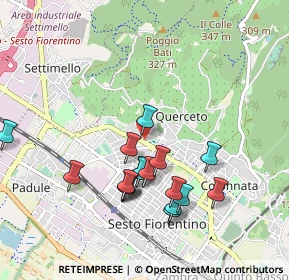 Mappa Via Siena, 50019 Sesto Fiorentino FI, Italia (0.93111)