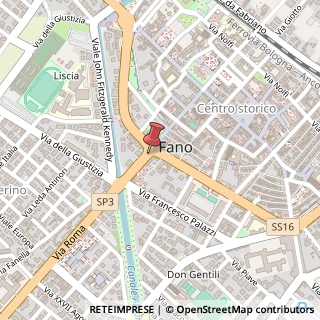 Mappa Via Roma, 9, 61032 Fano, Pesaro e Urbino (Marche)