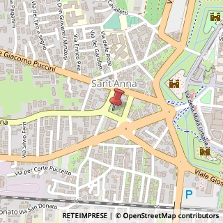 Mappa Via Carlo Carignani, 39A, 55100 Lucca, Lucca (Toscana)