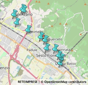 Mappa Via delle ginestre, 50019 Sesto Fiorentino FI, Italia (2.05833)