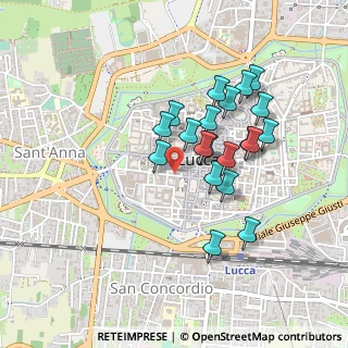 Mappa Piazza Sant'Alessandro, 55100 Lucca LU, Italia (0.392)