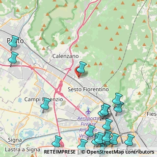 Mappa Viale Pratese, 50013 Sesto Fiorentino FI, Italia (7.0325)
