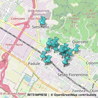 Mappa Viale Pratese, 50013 Sesto Fiorentino FI, Italia (0.691)