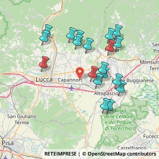 Mappa Via Romana, 55016 Porcari LU, Italia (8.05368)