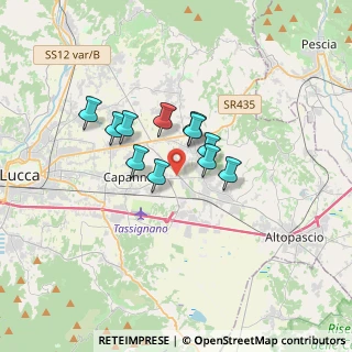 Mappa Via Romana, 55016 Porcari LU, Italia (2.36545)