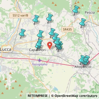 Mappa Via Romana, 55016 Porcari LU, Italia (3.98313)