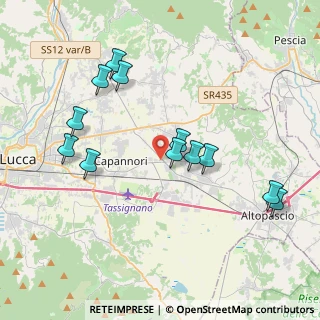 Mappa Via Romana, 55016 Porcari LU, Italia (4.045)