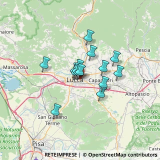 Mappa Via Piave, 55042 Lucca LU, Italia (4.69933)