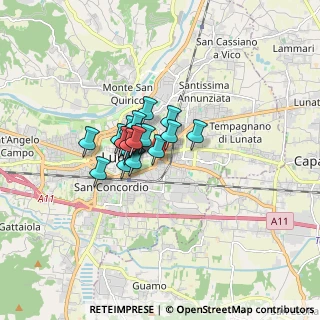 Mappa Via Piave, 55042 Lucca LU, Italia (0.989)