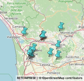 Mappa Via Sandei Felino, 55100 Lucca LU, Italia (12.26929)