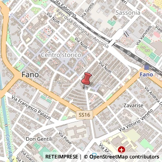 Mappa Via Speranza, 61032 Fano PU, Italia, 61032 Fano, Pesaro e Urbino (Marche)