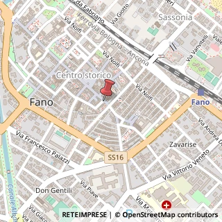 Mappa Corso G. Matteotti, 240, 61032 Fano, Pesaro e Urbino (Marche)
