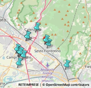 Mappa Via degli Oleandri, 50019 Sesto Fiorentino FI, Italia (4.07917)