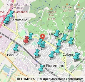 Mappa Via degli Oleandri, 50019 Sesto Fiorentino FI, Italia (1.159)