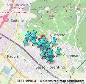 Mappa Via degli Oleandri, 50019 Sesto Fiorentino FI, Italia (0.6355)