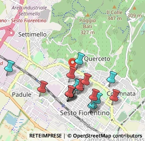 Mappa Via degli Oleandri, 50019 Sesto Fiorentino FI, Italia (0.93722)