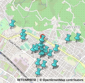 Mappa Via degli Oleandri, 50019 Sesto Fiorentino FI, Italia (0.49)