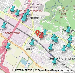 Mappa VIA GIACOMO LEOPARDI, 50019 Sesto Fiorentino FI, Italia (1.25)