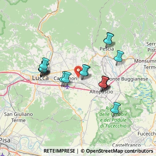 Mappa Via del Centenario, 55016 Porcari LU, Italia (6.91389)